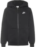 Nike Club Sweatjacke Kinder in black-white, Gr&ouml;&szlig;e 122/128 - schwarz