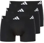 adidas Trunk 3PK Unterhose Herren | Gr. S | schwarz - schwarz