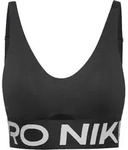 Nike INDY PLUNGE BH Damen in black-white-white, Gr&ouml;&szlig;e L - schwarz
