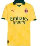 PUMA AC Mailand 25-26 3rd Teamtrikot Herren in sunny yellow-dark myrtle, Gr&ouml;&szlig;e S -