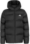adidas Kapuzenjacke Kinder | Gr. 176 | schwarz - schwarz