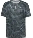 HOKA EVERYRUN SS CLF PRT Funktionsshirt Herren | Gr. L | schwarz - schwarz