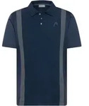 HEAD Club 25 Tennis Polo Herren | Gr. M | blau - blau