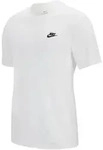 Nike Club T-Shirt Herren in white-black, Gr&ouml;&szlig;e XL - wei&szlig;