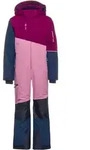 Trollkids Hallingdal Schneeanzug Kinder in mauve-plum-navy, Gr&ouml;&szlig;e 104 - rosa