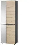 Dielenschrank Memphis mit Spiegel Artisan Eiche Graphit Nachbildung