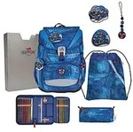 DerDieDas ErgoFlex Superlight Schulranzen Set Turbo Speed 6-teilig