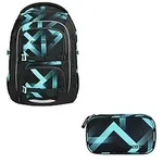 Coocazoo Porter Laser Lights Schulrucksack Set 2tlg