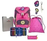 DerDieDas ErgoFlex Exklusiv Superflash Pink Mermaid Schulrucks. Set