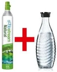 Sodastream Reserve-Zylinder 60l + Glaskaraffe