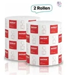 Putzrolle KATRIN Putztuchrollen XL 1500, 2-lagig, wei&szlig;, 3.000 Abrisse, 2 Rollen,