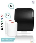 SET: Handtuchrollenspender Autocut, Blanc Cosmos verschied. Farben + 2...