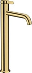 Axor One - Waschtischarmatur mit Ablaufgarnitur, EcoSmart, polierte Gold-Optik