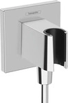 Hansgrohe Fixfit - Wandanschlussbogen mit Brausehalter, verchromt 26889000