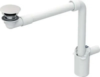 Geberit ONE - Platzsparender Siphon mit Ablauf, geeignet f&uuml;r Waschtische ohne