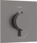Hansgrohe Ecostat Comfort E - Unterputz-Thermostatarmatur, Chrom schwarz...