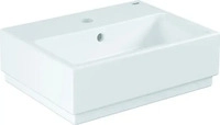 Grohe Cube Ceramic - Handwaschbecken mit &Uuml;berlauf 46x35 cm, PureGuard, Alpinwei&szlig;