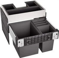 Blanco Select - Einbaum&uuml;lleimer, geteilt, Volum 46 L 526210