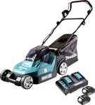 Makita - 18V Akku-Rasenm&auml;her, Schnittbreite 38 cm, 2x Li-Ion LXT 4,0 Ah Akku,