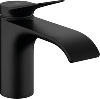 Hansgrohe Vivenis - Waschtischarmatur 80, EcoSmart, schwarz matt 75012670