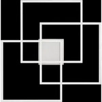 Ideal lux I341316 LED Deckenleuchte FRAME | 33W integrierte LED-Quelle | 2700K