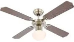 Globo 0309 Deckenleuchte mit Ventilator Champion 1x60W | E27 - Zugschalter