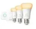 Philips Hue 8719514291232 LED-Lampen und Bridge-Starter-Set 3x8w | E27 | 1100lm 