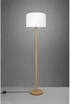 Trio 401200101 Stehleuchte Korba 1x60w | E27 - Fu&szlig;schalter, Holz, wei&szlig;