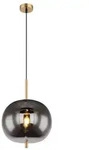 Globo 15345H1MM Pendel-Deckenleuchte Blacky I 1x60W | E27 - Messing, rauchig