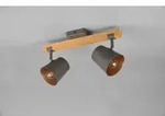 Trio 801900267 Spotleuchte Bell 2x25w | E14 - Antikes Nickel, Holz