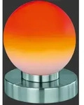 Trio R54011018 Tischleuchte Prinz II 1x40W | E14 - Ber&uuml;hrungsschalter, orange,