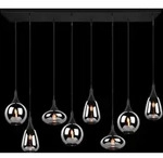 Trio 317000832 Pendelleuchte Lumina 8x40W | E14 - h&ouml;henverstellbar, schwarz,...