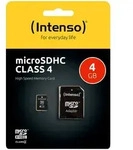 microSDHC Speicherkarte 4 GB Class 4 inkl. SD-Adapter