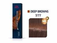 Wella Koleston Perfect Deep Browns 7/77 Mittelblond Braun Intensiv, 60 ml