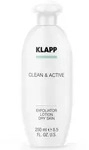 250ml KLAPP CLEAN & ACTIVE Exfoliator Lotion Dry Skin