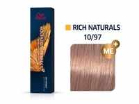 Wella Koleston Perfect Rich Naturals 10/97 Hell Lichtblond Cendré Braun, 60 ml