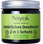 Niyok 2 in 1 anti-transpirante Deocreme - Green touch 40 ml