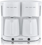 Severin 10009314000, Severin Duo-Filterkaffeemaschine mit 2 Thermokannen