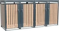 WESTMANN M&uuml;lltonnenbox "Planta" (4 x 240 L)