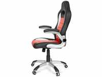 hjh OFFICE Gaming Stuhl / Bürostuhl GAME SPORT (rot / schwarz)