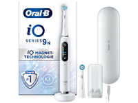 Oral-B iO Series 9 Elektrische Zahnbürste, Lade-Reiseetui (White Alabaster)