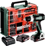 Metabo 614051710, Metabo BS 18 L Set Akku-Bohrschrauber mit viel Zubeh&ouml;r (614051710)
