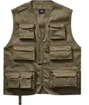 Brandit Hunting Vest Herren (Olive), Olive, 3XL
