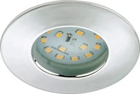 Briloner Leuchten 7204018, Briloner Leuchten LED Einbauleuchte, &Oslash; 7,5 cm, Chrom