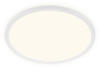 Briloner Slim LED Deckenleuchte, Backlight, Flach, Rund, 48cm, Weiß