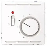 Merten Raumtemperaturregler230 V mit Schalter und Zentralplatte, System Design,