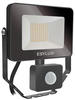 ESYLUX AFL Basic LED-Strahler mit Bewegungsmelder 10W 3000K, schwarz