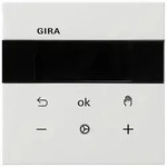 Gira System 3000 Raumtemperaturregler BT, Fl&auml;chenschalter (reinwei&szlig;, gl&auml;nzend)