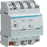 Hager TXA661A - Universal-Dimmaktor 1-fach KNX easy, 1x300W, ESL/LED