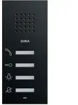Gira Wohnungsstation Aufputz Freisprechen (schwarz matt)